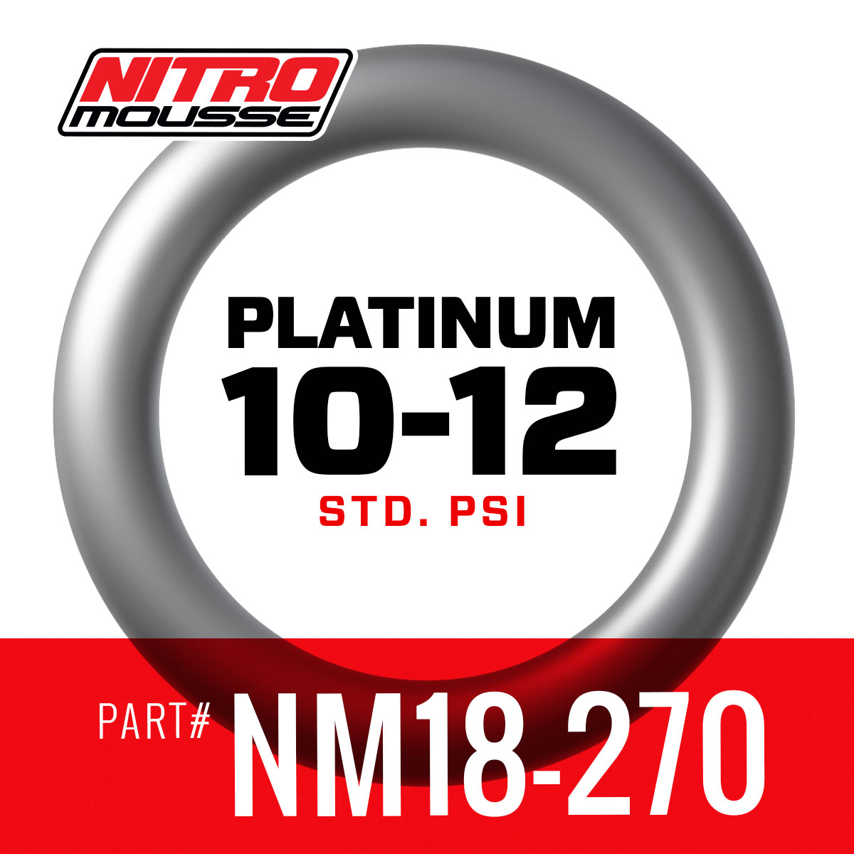 Tubliss Nitro Mousse Tube NM21-220 For 80/100-21 Tire / 1.60 Rim (10-12 PSI)
